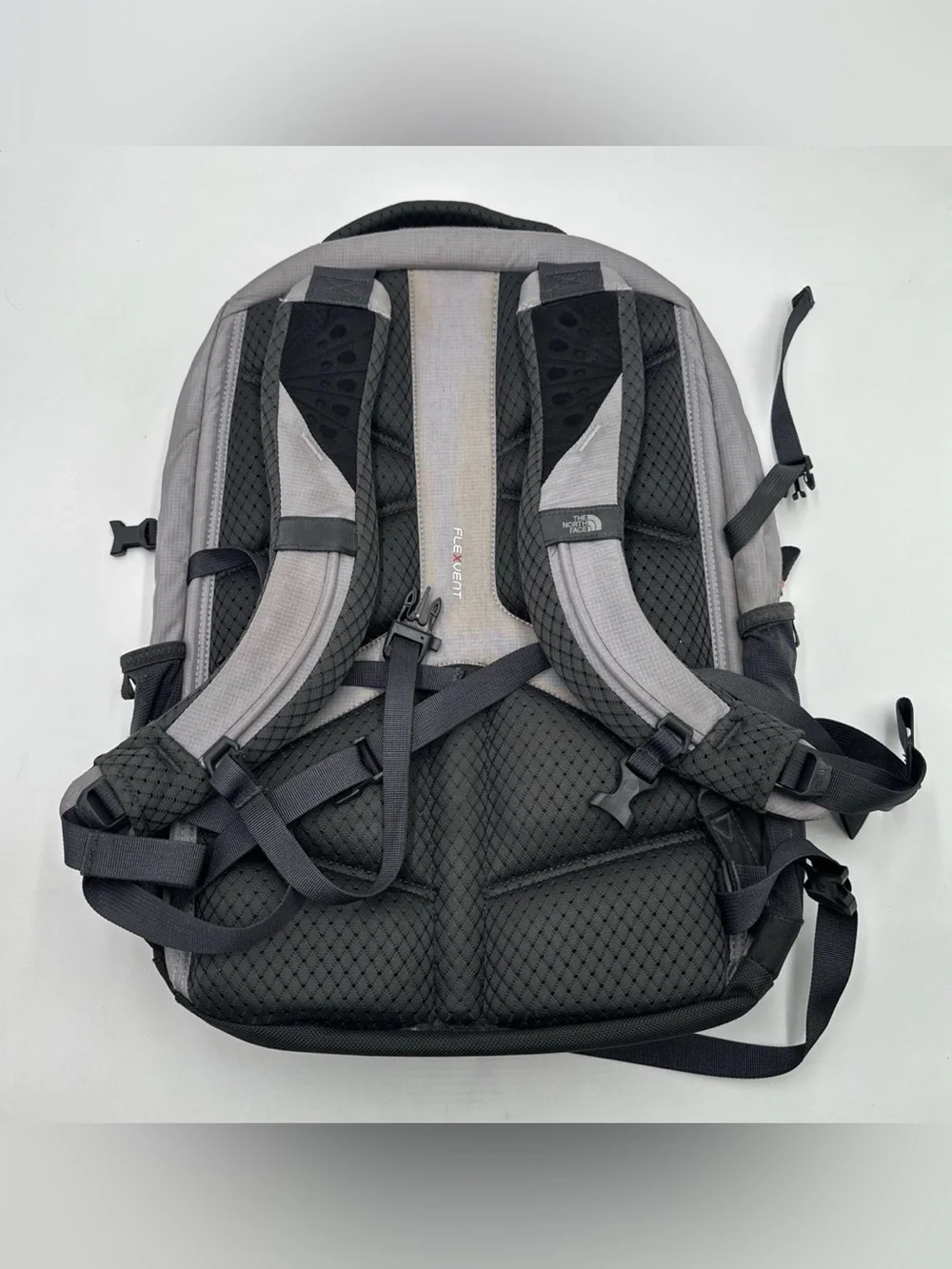 The North Face Women’s Borealis Backpack Gray Coral Laptop School Travel